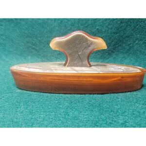 Vintage Nail Buffer Art Deco Celluloid